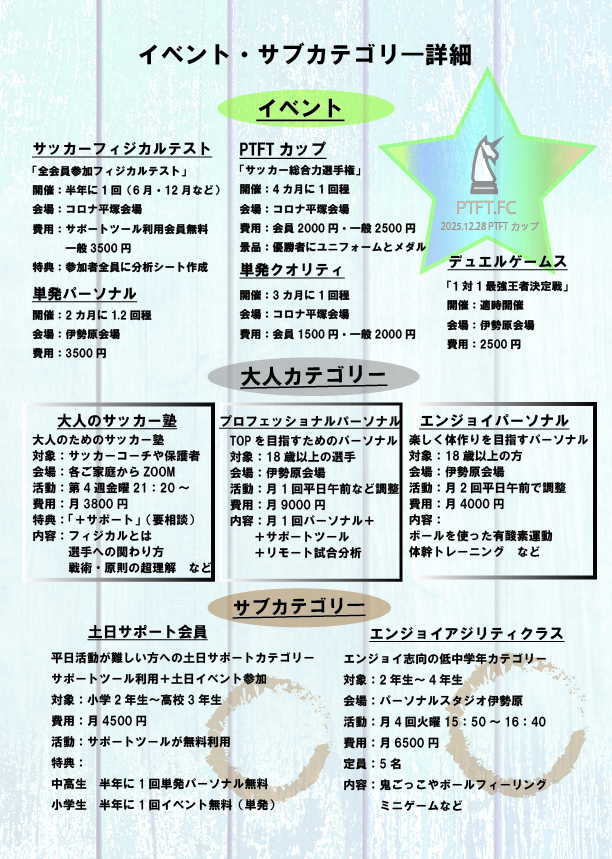 about us(デジタルパンフレット) – PTFT.FC